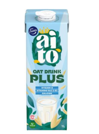 Овсяный напиток Fazer Aito Kaurajuoma Plus UHT 1л