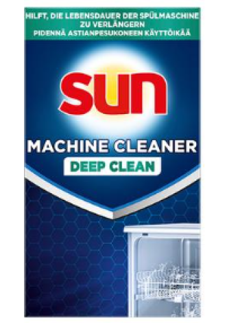 Средство для чистки посудомоечной машины Sun 3X40г