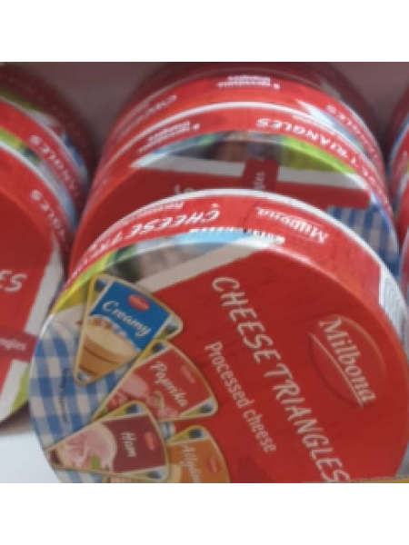 Плавленный сыр порционный Milbona Cheese Triangles 250г