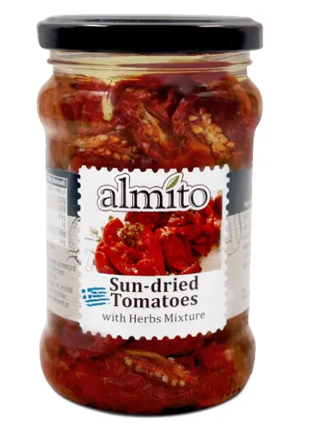 Томаты вяленые со специями Almito 320мл/280г /150г стекло