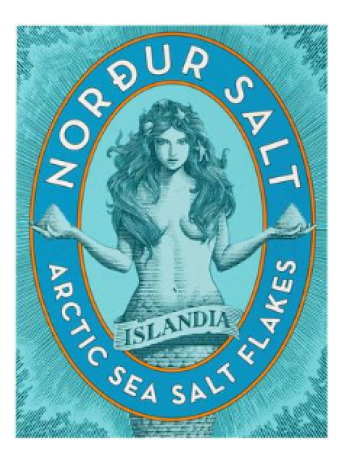 Хлопья арктической морской соли NORDUR sea salt flakes from Iceland 250г