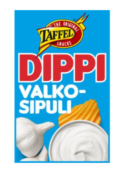 Нежный соус со вкусом свежего и зеленого чеснока Taffel valkosipuli dippi 13г