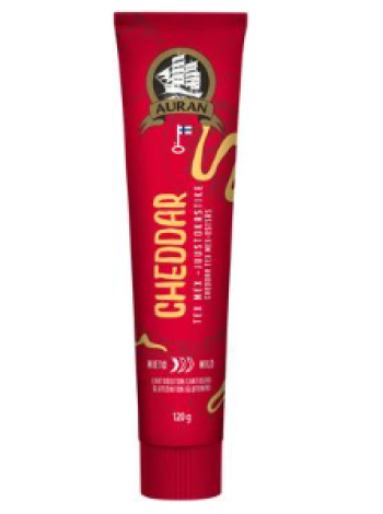 Соус с сыром чеддер Auran Cheddar juustokastike 120г