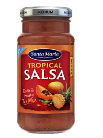Соус сальса средний Santa Maria Tropical Salsa Medium 230г