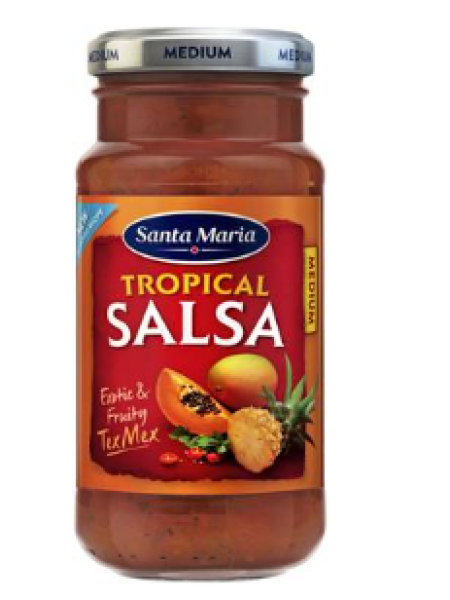Соус сальса средний Santa Maria Tropical Salsa Medium 230г