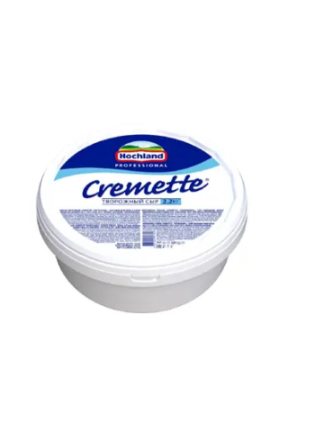 Сыр творожный Cremette Hochland 65% 2,2 кг в ведре
