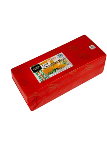 Сыр Чеддер Cheddar Red 50% брус ~4,5кг