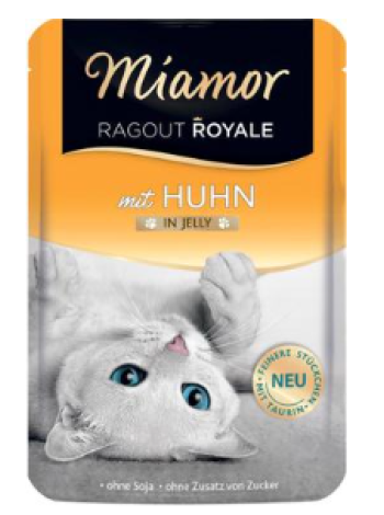 Влажный корм для кошек Miamor Ragout Royale 100г курица в желе