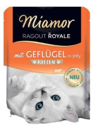 Влажный корм для котят Miamor Ragout Royale Kitten 100г птица