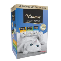 Влажный корм для взрослых кошек Miamor Jelly 12X100г ассорти