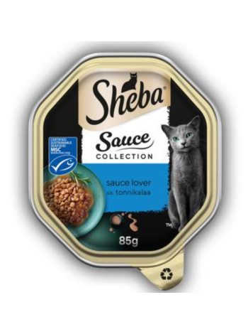 Влажный корм для кошек Sheba Sauce Lover Tonnikalaa 85г тунец в соусе