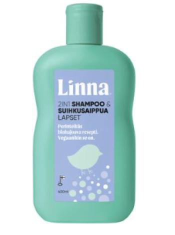 Детский шампунь и мыло для душа Linna 2в1 400 мл