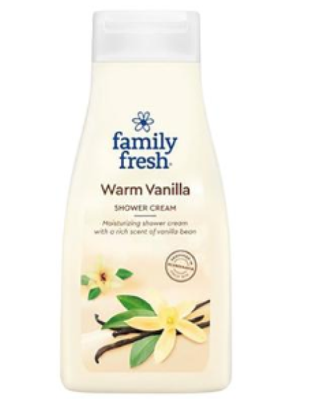 Крем-мыло для душа Family Fresh Warm Vanilla 500мл