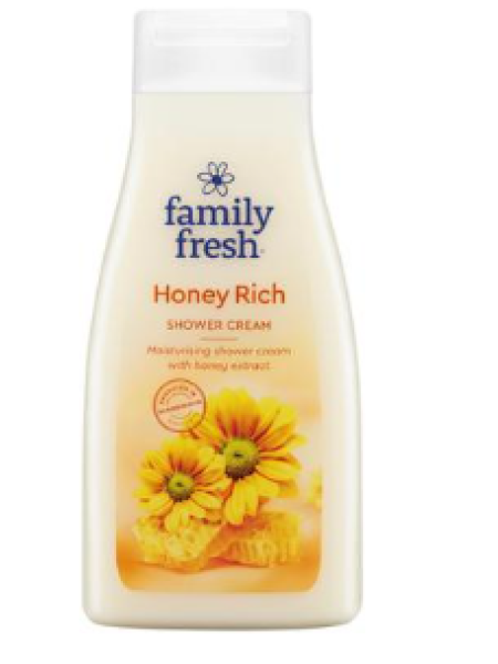 Крем-мыло для душа Family Fresh Honey Rich 500мл