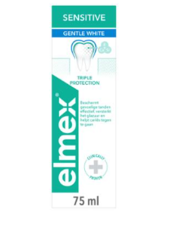 Зубная паста Elmex Sensitive Gentle White 75мл