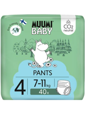 Подгузники - трусики Moomin Baby Pants № 4 7-11 кг 40шт