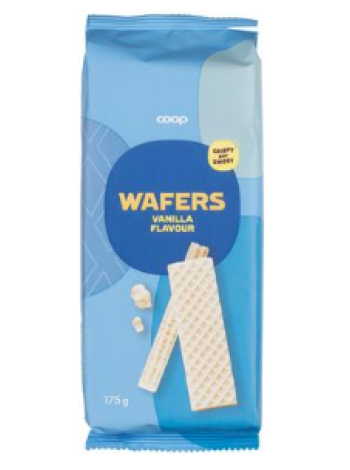 Вафли со вкусом ванили Coop vohvelit vanilja 175г