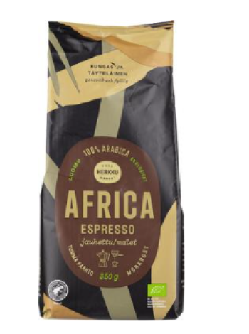 Кофе молотый Herkku Luomu Africa Espresso 350г
