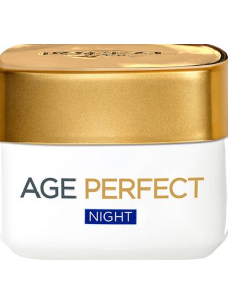 Увлажняющий и укрепляющий ночной крем для увядающей кожи L'Oréal Paris Age Perfect Night 50мл 