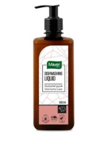 Средство для мыться посуды MAYERI ORGANIC 500мл ревень - яблоко мятная трава