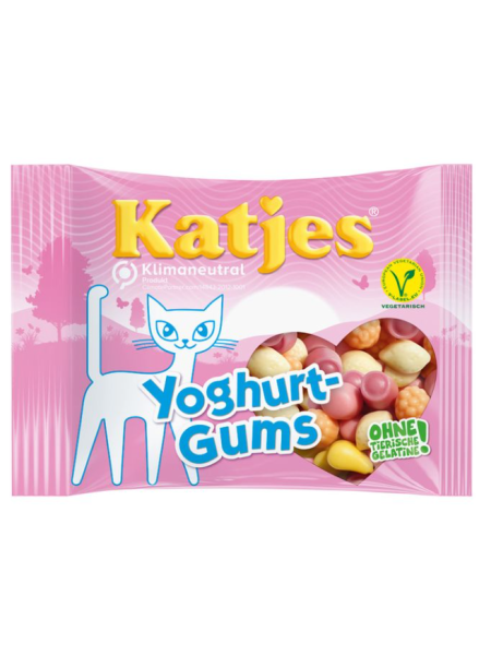 Фруктовые конфеты с нежирным йогуртом Katjes Yoghurt Gums 175г