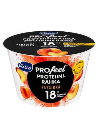 Протеиновый творог с персиком Valio PROfeel 175г