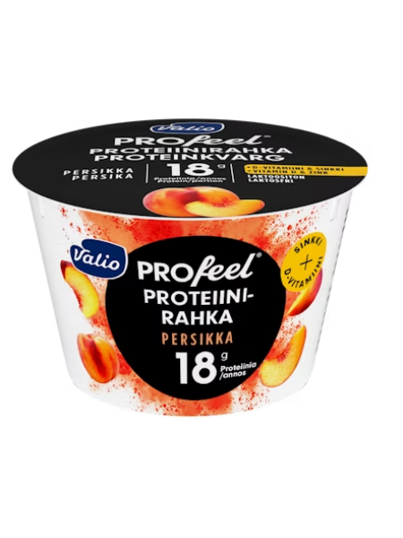 Протеиновый творог с персиком Valio PROfeel 175г
