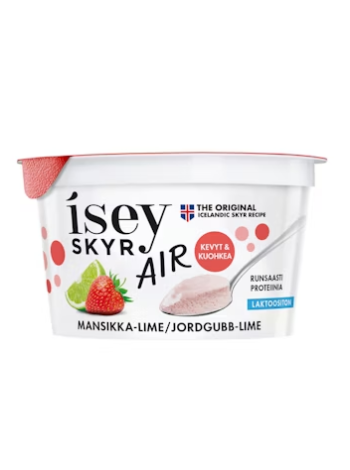 Безлактозный мусс Isey Skyr Air 125г клубника-лайм 