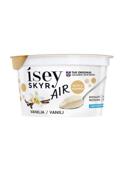 Молочный безлактозный мусс Isey Skyr Air 125г ванильный 