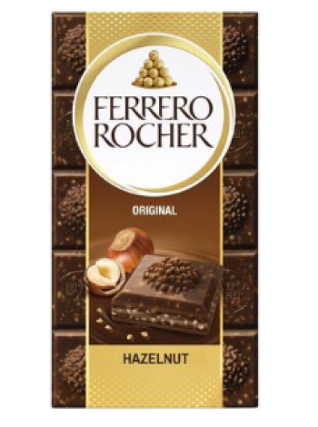 Плитка молочного шоколада Ferrero Rocher Original 90г НОВИНКА!!!