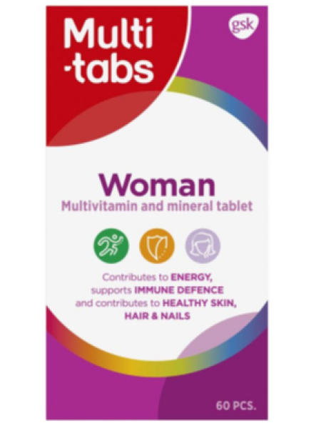 Мультивитамины для женщин MULTI-TABS WOMAN 60шт