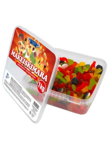 Жевательные конфеты Finlandia Candy Makeiskimara 1000г в коробке