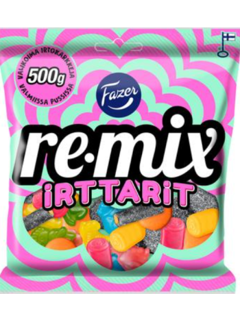 Ассорти жевательных конфет Fazer Remix Irt-tarit 500г