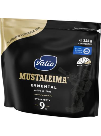 Сыр Valio Mustaleima Emmental 325г