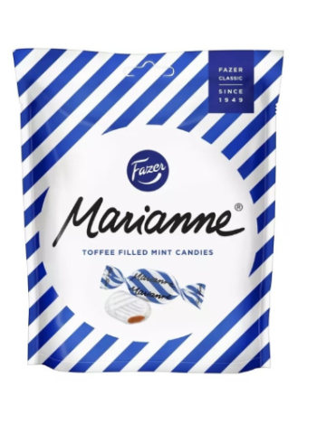 Конфеты-ириски со вкусом мяты Fazer Marianne Toffee 220г
