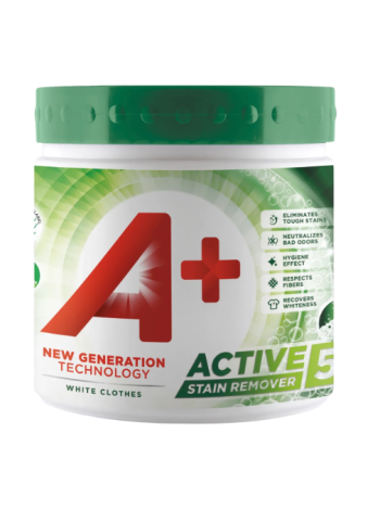 Пятновыводитель для удаления пятен A+ Stain Removal Tahranpoistoaine jauhe White 465г