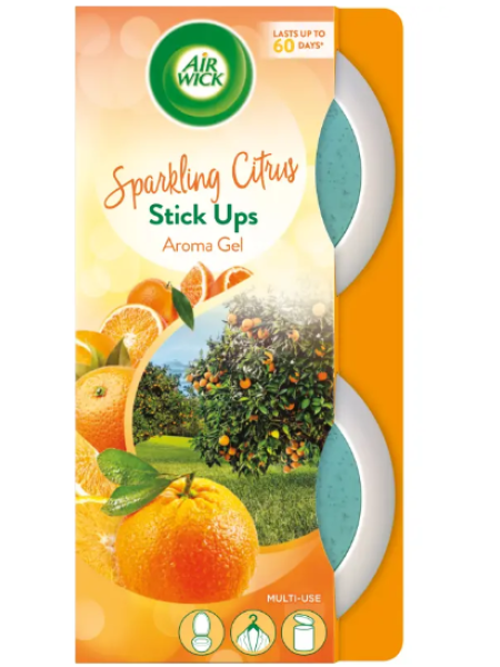 Освежитель воздуха в стиках Airwick Stick Up Citrus 2шт апельсин лимон и лайм 