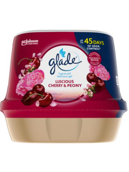 Освежитель воздуха в желе Glade Cherry & Peony 180г Вишня и Пион