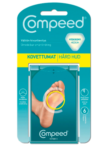 Пластырь от твердых мозолей Compeed Kovettumat 6 шт