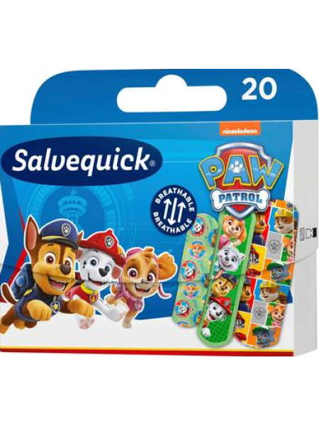 Пластыри для детей Salvequick Paw Patrol 20 шт