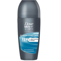 Дезодорант-антиперспирант шариковый Dove Men+Care 72h Advanced Clean Comfor 50мл