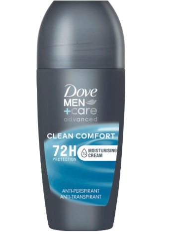 Дезодорант-антиперспирант шариковый Dove Men+Care 72h Advanced Clean Comfor 50мл