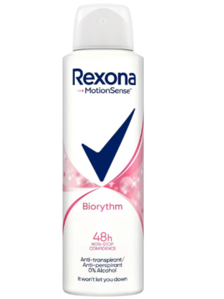 Aнтиперспирант спрей Rexona Biorythm 150мл