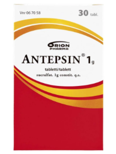 Препарат для лечения язвенной болезни желудка ANTEPSIN 1г 30шт