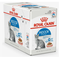 ВЛАЖНЫЙ КОРМ ДЛЯ КОШЕК ROYAL CANIN INDOOR GRAVY 85гX12in КОРОБКА