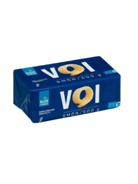 Масло сливочное Kotimaista normaalisuolainen vähälaktoosinen meijerivoi 500г 