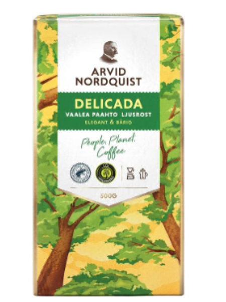Фильтрованный молотый кофе Arvid Nordquist Delicada RFA 500г