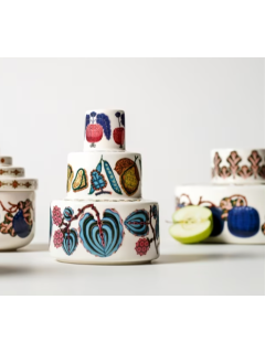 Ваза керамическая Iittala Taika Sato Keraaminen maljakko 130х180мм серия Волшебный урожай