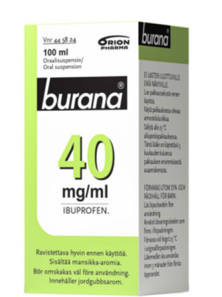 Раствор для перорального приёма BURANA 40mg/ml 100 мл