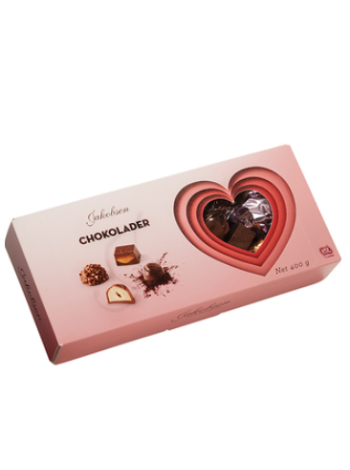 Ассорти шоколадных конфет Jakobsen Heart 400г